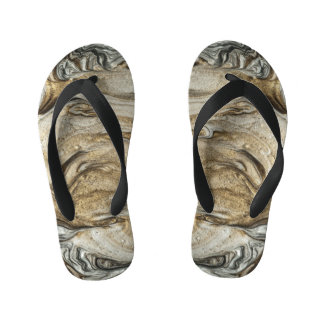 Glamour 003 flüssige Brauntöne Kinderbadesandalen