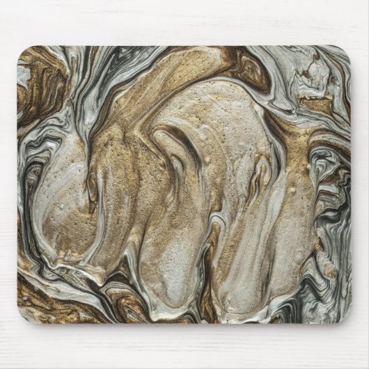 Glamour 003 flüssige Brauntöne Mousepad (Vorne)
