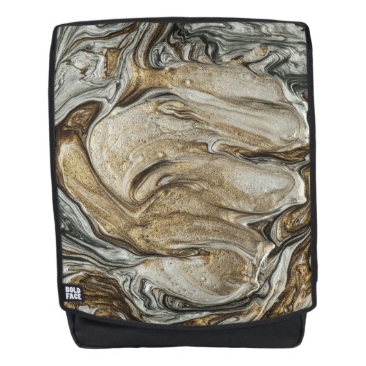 Glamour 003 Rucksack mit Brauntönen (Vorderseite)