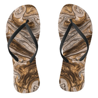 Glamour 004 Brauntöne flip Flops Badesandalen