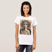 Glamour 1920er Flapper Girl Portrait No.100 T-Shirt (Vorne ganz)