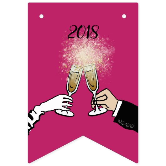 Glamour 2018 wimpelkette (Erste Fahne)