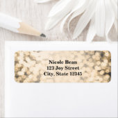 Glamour-Adressenmarkierungen für goldene Funkeln (Insitu)