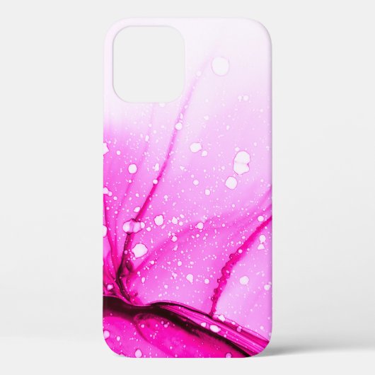 Glamour Alcohol Ink. Red Soft Canvas. Pink Mixed P Case-Mate iPhone Hülle (Rückseite)