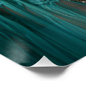 Glamour Ältere Frau Kühne Luxus Mode Poster (Ecke)