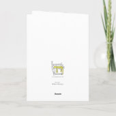 Glamour Amur leopard Happy Birthday Queen card Karte (Rückseite)