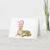Glamour Amur Leopard Karte (Vorderseite)