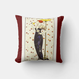 Glamour Art Nouveau Throw Kissen