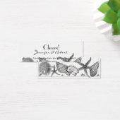 Glamour Beach in Silver Wedding Drinks Tickets (Schreibtisch)