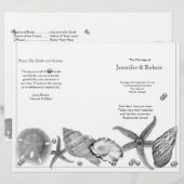 Glamour Beach in Silver Wedding Programm (Vorne/Hinten)