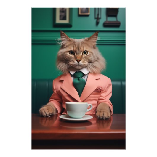 Glamour Bengalisch Cat Fotodruck (Vorne)