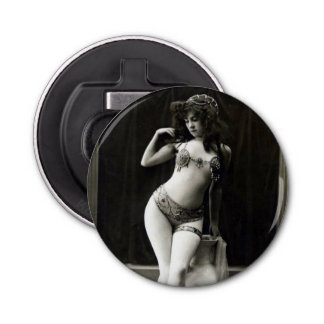 Glamour Bikini Sexy Frauen Vintages Button-Up Flaschenöffner