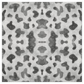 Glamour Black Funkelnd Glitzer Sequins Kuh Printin Stoff (Muster)