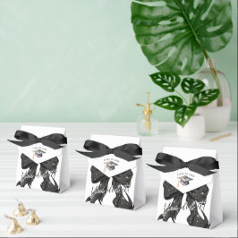 Glamour Black Gold Bow Abschluss Geschenkschachtel
