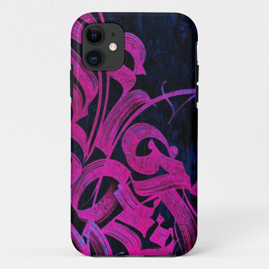 "Glamour Black Pink: Sleek Phone Case" Case-Mate iPhone Hülle (Rückseite)