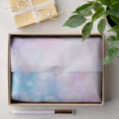 Glamour Blue und Lila Sparkling Bokeh Seidenpapier (Geschenk)