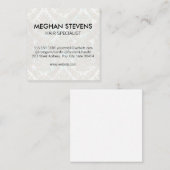 Glamour Bokeh und Glitzer Haare und Schönheit Terminkarte (Vorne/Hinten)