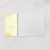 Glamour Bokeh Wedding Planner (Gold) Terminkarte (Rückseite)