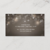 Glamour Boutique Glam Sparkle Chic Visitenkarte (Rückseite)