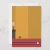 Glamour Bridge Afroamerikanisches Brautparty Inv Einladung (Rückseite)