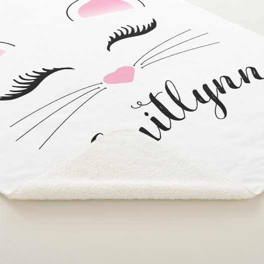 Glamour Cat Face Sherpadecke (3/4)