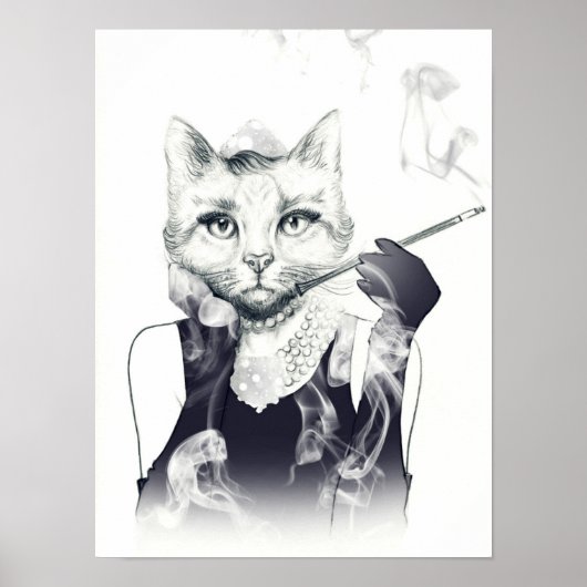 Glamour Cat Poster (Vorne)