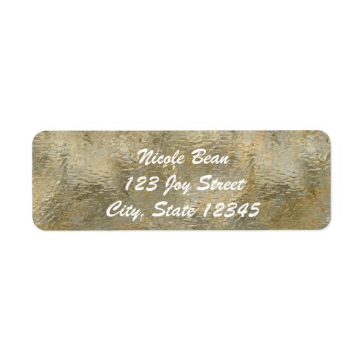 Glamour Chic Gold Imitate Einladung (Vorne)