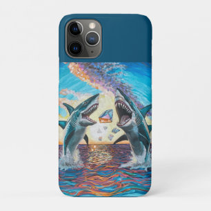 Glamour Chomp-Shark Breaching for Shiny Gems- Case-Mate iPhone Hülle