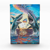 Glamour Chomp-Shark Breaching for Shiny Gems- Fotoblock (Vorderseite)