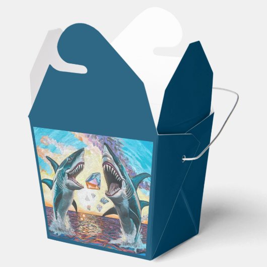 Glamour Chomp-Shark Breaching for Shiny Gems- Geschenkschachtel (Geöffnet)