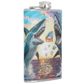 Glamour Chomp-Shark Breaching for Shiny Gems- Golf Flachmann (Rechts)