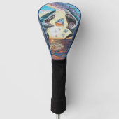 Glamour Chomp-Shark Breaching for Shiny Gems- Golf Headcover (Vorderseite)