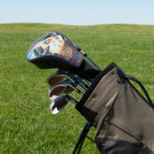 Glamour Chomp-Shark Breaching for Shiny Gems- Golf Headcover (In SItu)