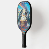 Glamour Chomp-Shark Breaching for Shiny Gems- Pickleball Schläger (Links)