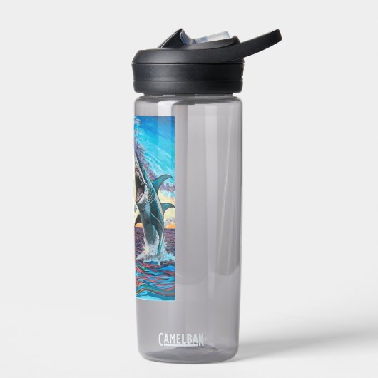 Glamour Chomp-Shark Breaching for Shiny Gems- Trinkflasche (Links)