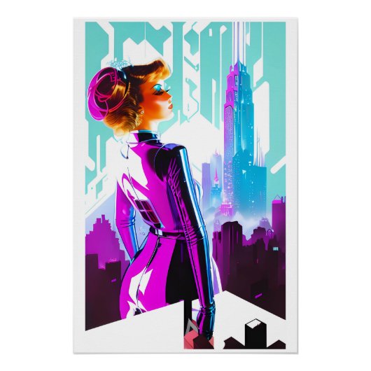 Glamour City in ihrem Pocket Poster (Vorderseite)