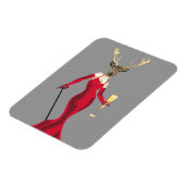 Glamour Deer in Red Magnet (Linke Seite)