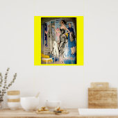 Glamour der 1950er Jahre Poster (Küche)