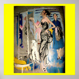 Glamour der 1950er Jahre Poster