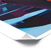 Glamour DJ in Christmas Town Poster (Ecke)