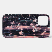 Glamour Dunkelgrau Pink Spotlight Case-Mate iPhone Hülle (Rückseite (Horizontal))