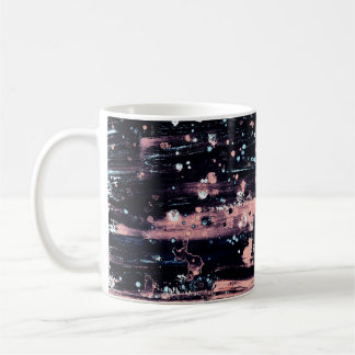Glamour Dunkelgrau Pink Spotlight Kaffeetasse