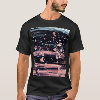 Glamour Dunkelgrau Pink Spotlight T-Shirt