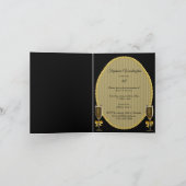 Glamour Elegance Geburtstagsparty Einladung (Innenseite)