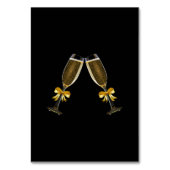 Glamour Elegance Geburtstagsparty Tischnummer (Rückseite)