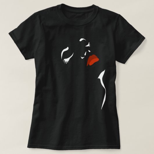 Glamour Face T - Shirt (Design vorne)