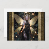 Glamour Fail Girl Fantasy Kunst Postkarte (Vorne/Hinten)