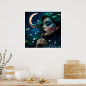 Glamour Fashion Luxus Fantasy Märchen Foto Poster (Küche)