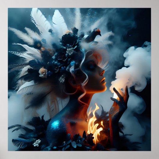 Glamour Fashion Luxus Fantasy Märchen Foto Poster (Vorne)