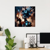 Glamour Fashion Luxus Fantasy Märchen Foto Poster (Heimbüro)